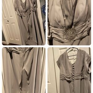 JJs House Gray High Low Dress